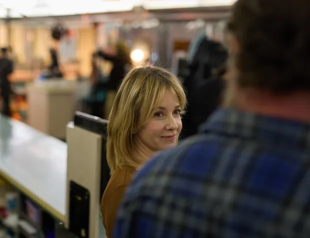 "The Counter" concerns a diner waitress and a regular customer who are dealing with deep personal struggles. (Julian Barlow)