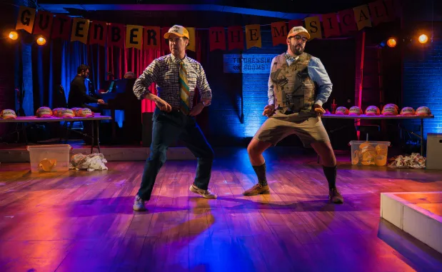 "Gutenberg! The Musical!" involves two friends performing a musical they wrote together. (Meredith Longo)