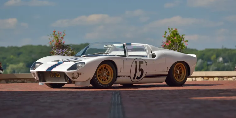 1965 Ford GT40 Roadster prototype that raced at Le Mans heads to auction
