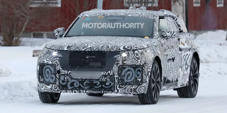 2026 Range Rover Velar successor caught on video