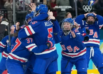 United States wins 3rd Olympic gold in women’s hockey, beating Canada 2-1 on Megan Keller’s OT goal