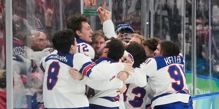 Dom Amore: Proud, emotional day for UConn hockey coach as Thompson, Team USA strike gold