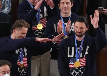 US men’s hockey team feted at State of the Union; Trump says women’s team will be honored ‘soon’