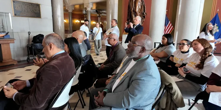 Parents, clergy rally at State Capitol for approved charter school funding