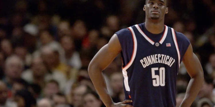 Emeka Okafor becomes third UConn men's basketball player to have number retired