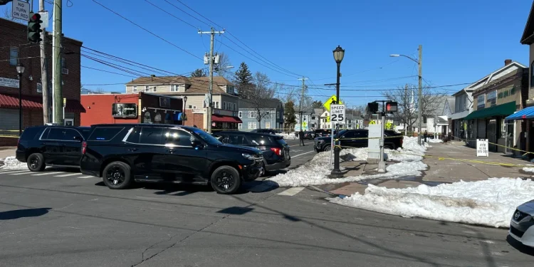 Large police presence seen near Blue Hills Avenue in Hartford