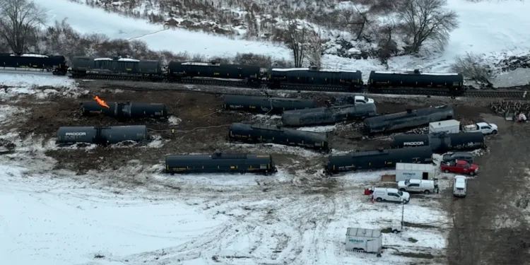 Route 32 reopens in Mansfield after train derailment closed it for weeks