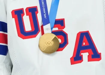 A golden sweep by Team USA in Olympic hockey led to celebrations that got complicated and political