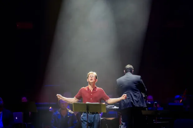 Tommy Kaiser as Mark in "Rent in Concert." (Jenna Gilmer)