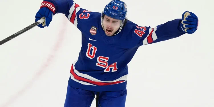 The Mighty Quinn: Hughes’ overtime goal lifts U.S. past Sweden and into semifinals