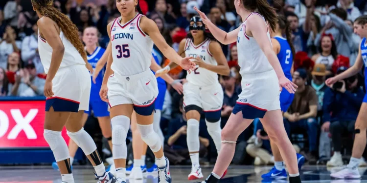 UConn women’s basketball earns sixth week as unanimous No. 1 in AP poll; Berube’s Princeton drops out