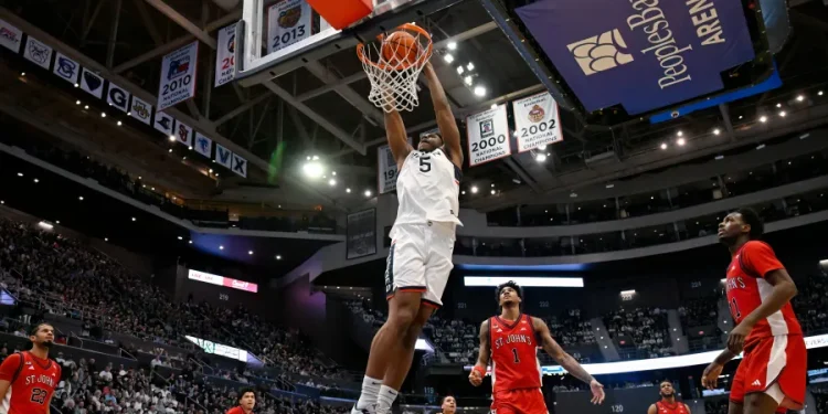 UConn storms past St. John's in Big East battle