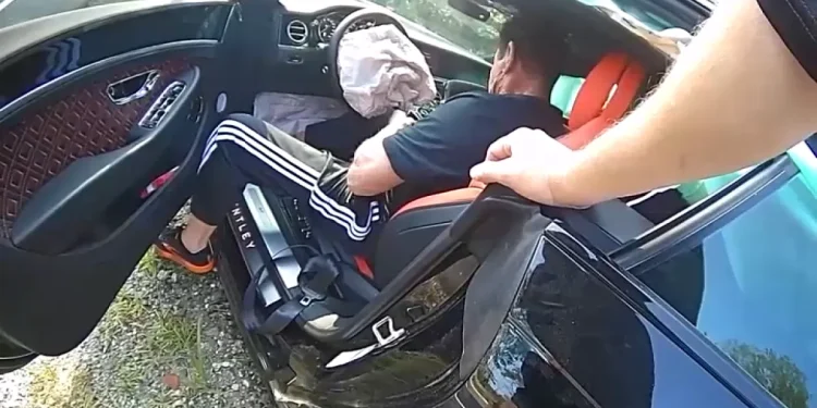 Police video shows Vince McMahon's 100 mph car crash in Connecticut