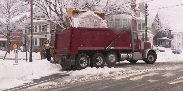 Where is New Haven putting all the snow?