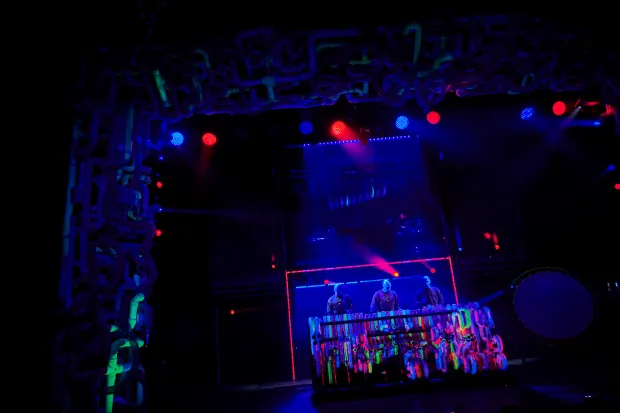 Blue Man Group shows offer propulsive rock music, comedy, circus-type tricks and what the creators call "connectedness." (Martin Girard)