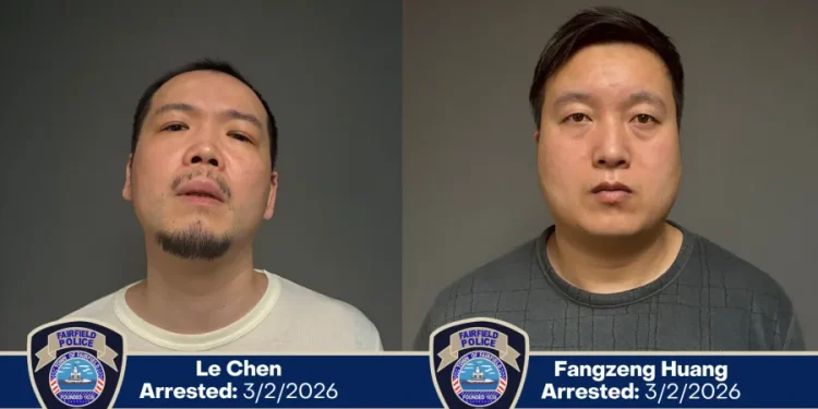 2 New York men charged in gold bar scam investigations in Fairfield