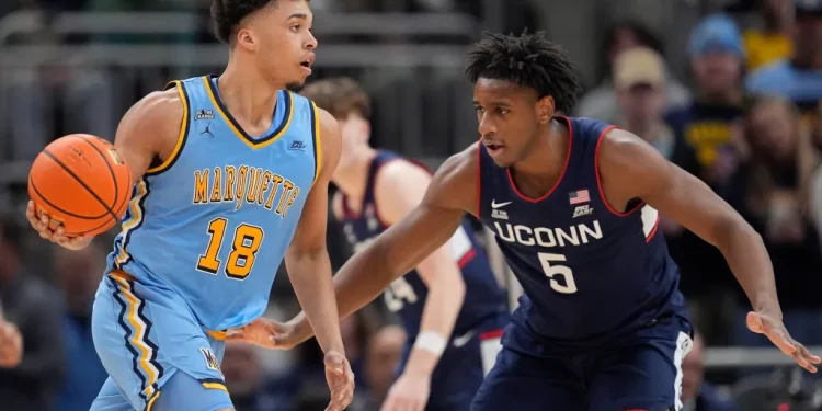 UConn men look ahead to Big East Tournament after losing regular season championship