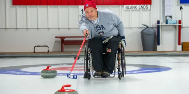 The OG of Paralympic curling is from Connecticut. He will compete this week in Italy