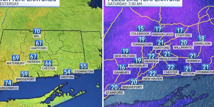 Bright but chilly weekend on deck
