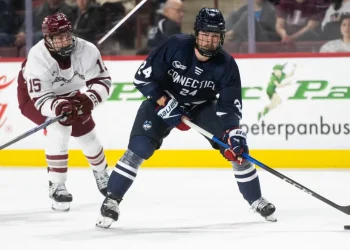Mike Cavanaugh, UConn men’s hockey skating on from lights-out controversy at UMass