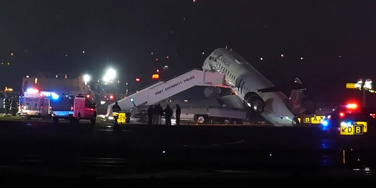 Pilot, co-pilot killed after plane collides with truck on runway at LaGuardia Airport