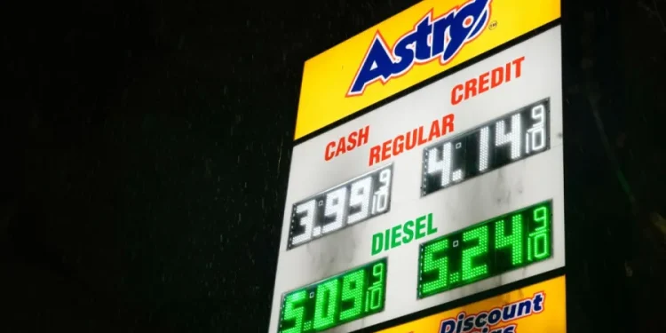 Diesel crosses $5 per gallon average in the US