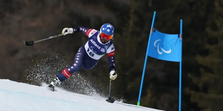 Tolland's Patrick Halgren wins Paralympic silver medal in Super-G