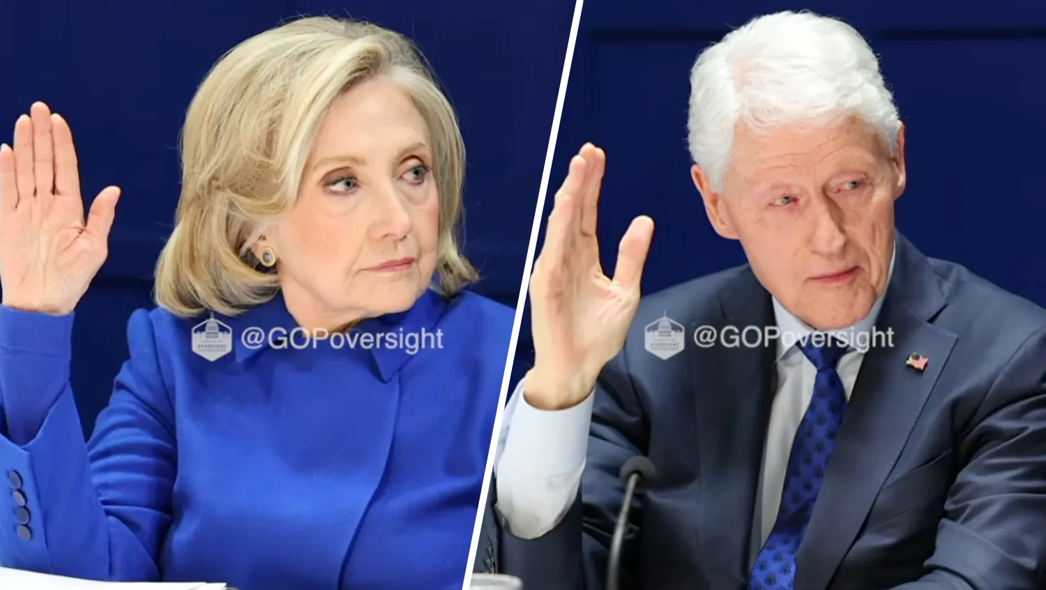 Bill and Hillary Clinton