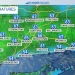 Cooler temps and showers for Wednesday