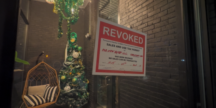 Sales permit revoked from Place 2 Be in New Haven