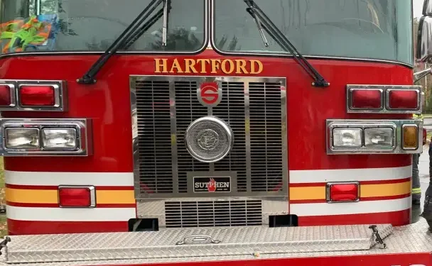 Serious injuries reported after crash involving motorcycle, pedestrian on Albany Avenue in Hartford