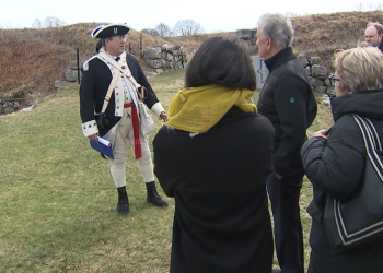 Spirit of America: UK leaders, Lamont reflect on countries' relationship during Fort Griswold tour