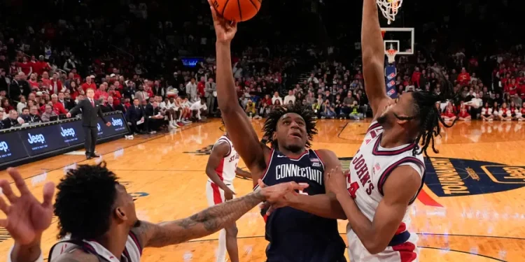 UConn men hoping to shake off rust in NCAA Tournament