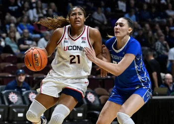 UConn women's basketball team practices ahead of NCAA tournament