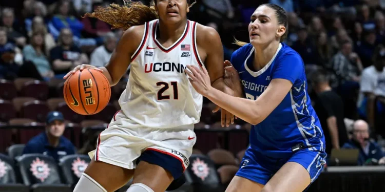 UConn women's basketball team practices ahead of NCAA tournament