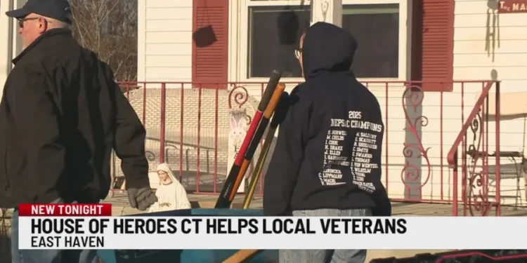 Volunteers help repair Vietnam Veteran's home in East Haven