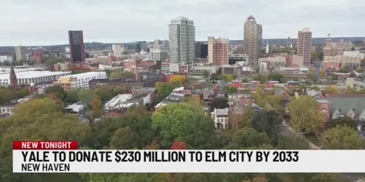 Yale University to donate $230M to City of New Haven