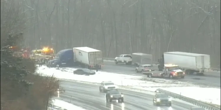 Sleet, freezing rain leading to treacherous travel in parts of Connecticut