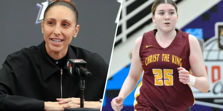 Diana Taurasi surprises Olivia Vukosa with Gatorade Player of the Year award
