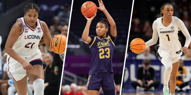 Sweet 16 regulars UConn and Notre Dame join UNC and Vanderbilt in women's regional semifinals