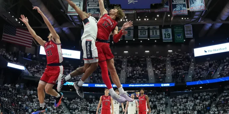 No. 6 UConn and No. 13 St. John's eye another clash in Big East Tournament at Madison Square Garden