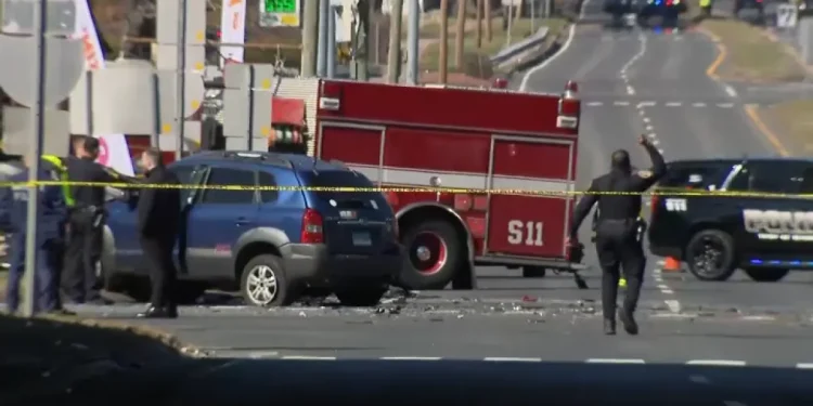 1 dead, 7 injured after multi-vehicle crash in Windsor