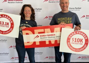 West Hartford couple raising money for the Dana Farber Cancer Institute running in Boston Marathon