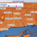 Elevated fire risk through a sunny and breezy Saturday