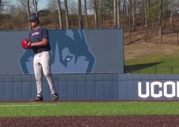 Former high school basketball standout leads UConn baseball in winning season