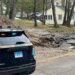Water main break closes road in Thomaston