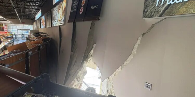 PHOTOS: Aldi in Monroe closes after crash into building