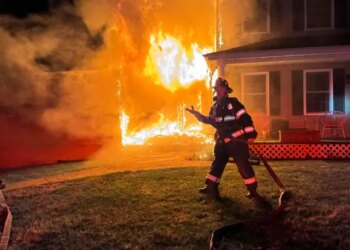 Person suffers burns after house fire in Hebron