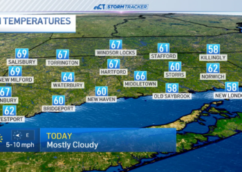 Cloudy and 60s for Saturday before rain returns tonight
