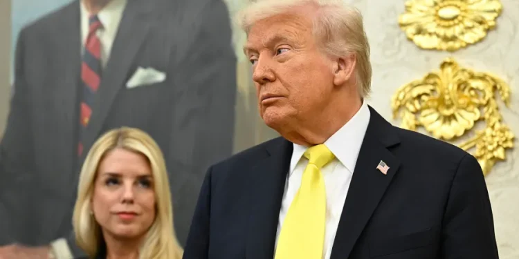 Trump ousts Bondi as attorney general